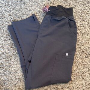 Figs Women's Gray Straight Leg Pants